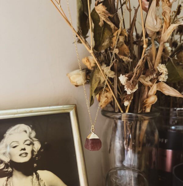 Strawberry Quartz Necklace