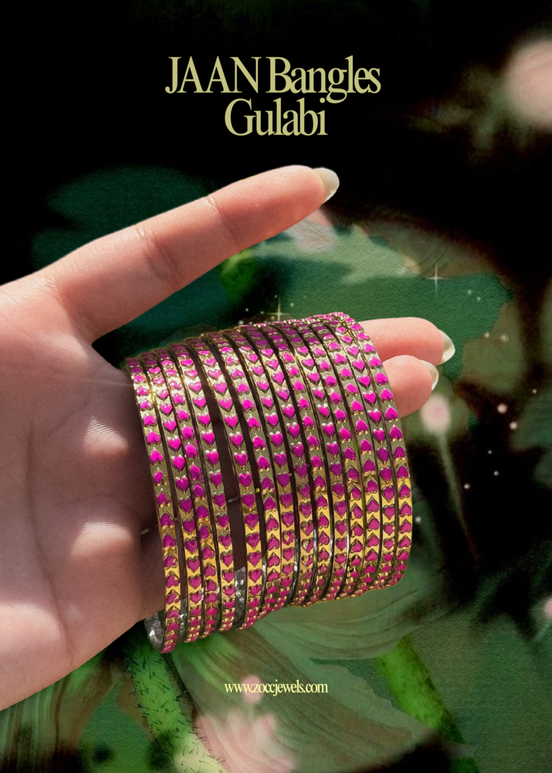JAAN Bangles- Gulabi