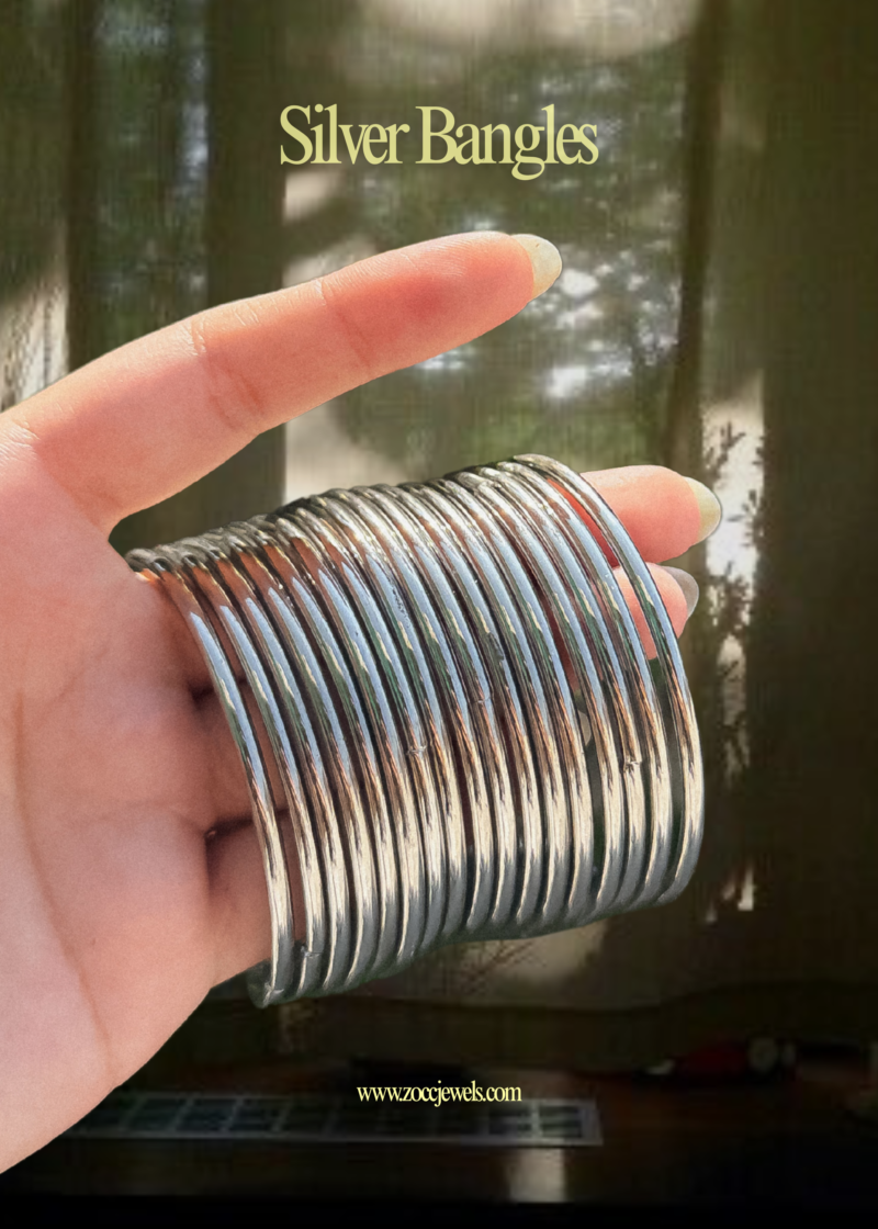 Silver Bangles